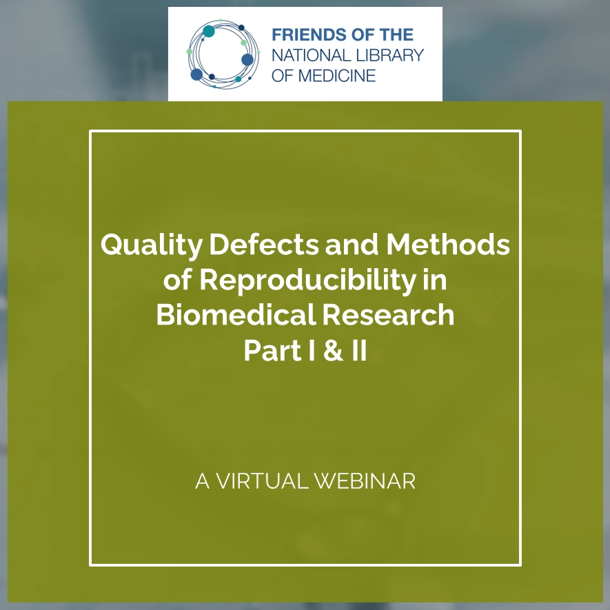 Quality Defects and Methods of Reproducibility in Biomedical Research